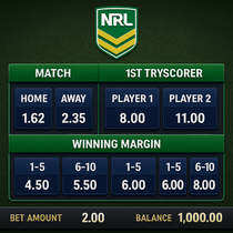 SpinGranny - NRL Betting - National Rugby League Sports Betting